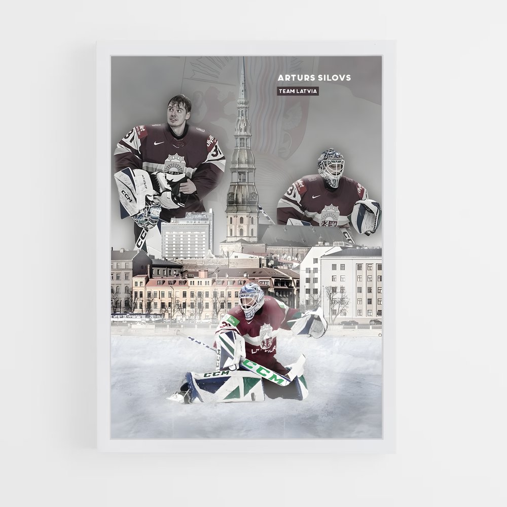 Poster Iihf world – affiche Hockey sur glace (vue 3)